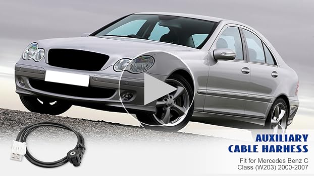 Amazon.com: ANODZU A2034401808 AUX Input Radio Cable Cord Adapter